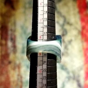 Jewelry - Ring Cut from Authentic Brazilian Agate Jewelry - Ring Cut from Authentic Brazilian Agate